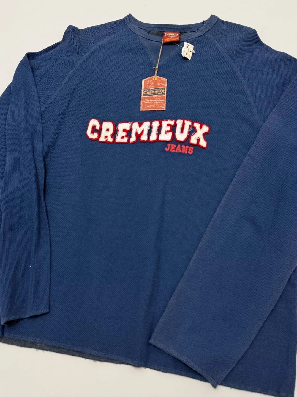 Vintage Daniel Cremieux Jeans Men's Navy Long-Sleeve Sweatshirt NWT